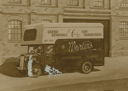 Martins vehicle 1940s at Draper Street whouse